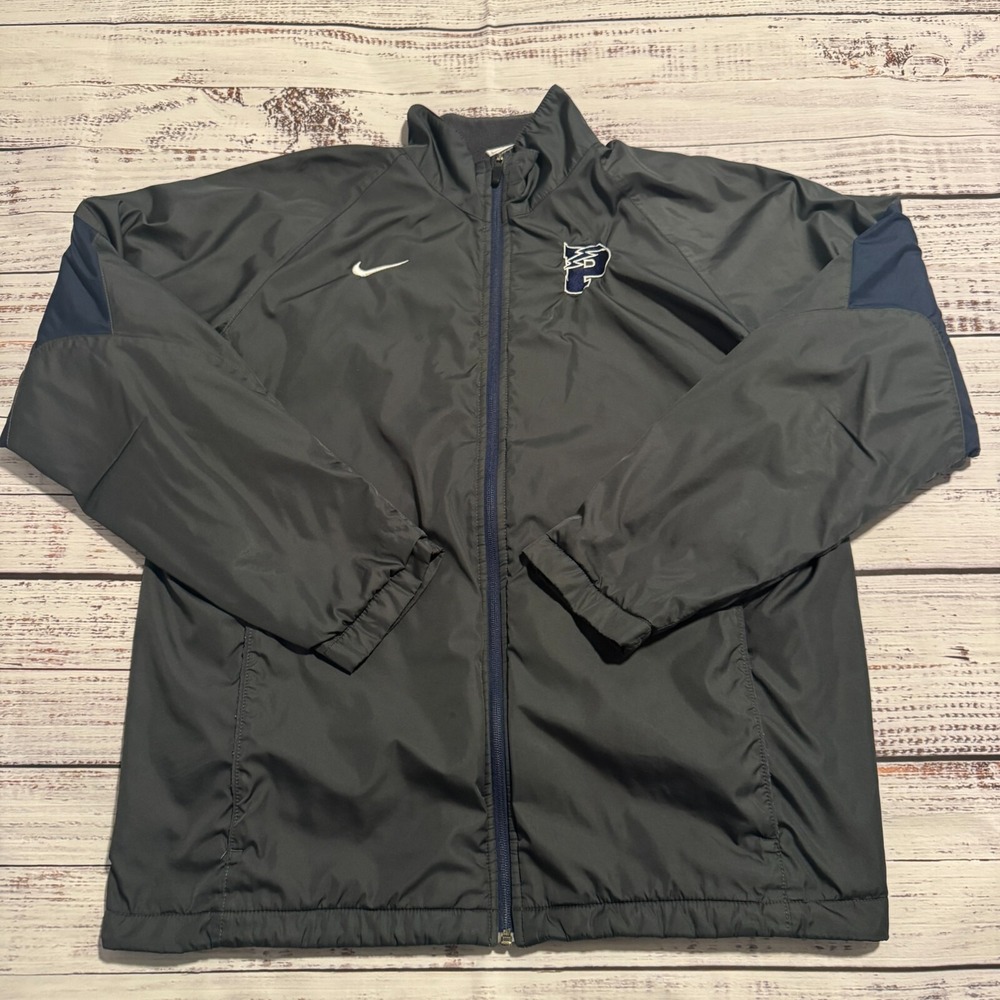 Nike Storm Fit Jacket Solid Full Zip Fleece Lined‎ Gray Men's Size Large